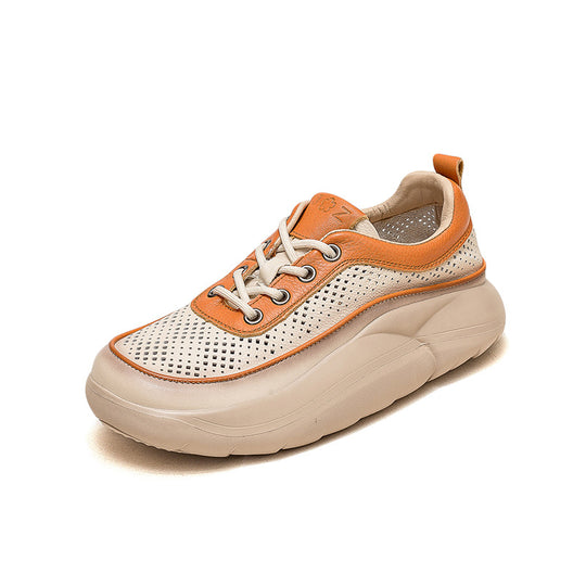 Damen Sneaker mit atmungsaktiver Netzoberfläche und dämpfender Sohle Heidi-Mode