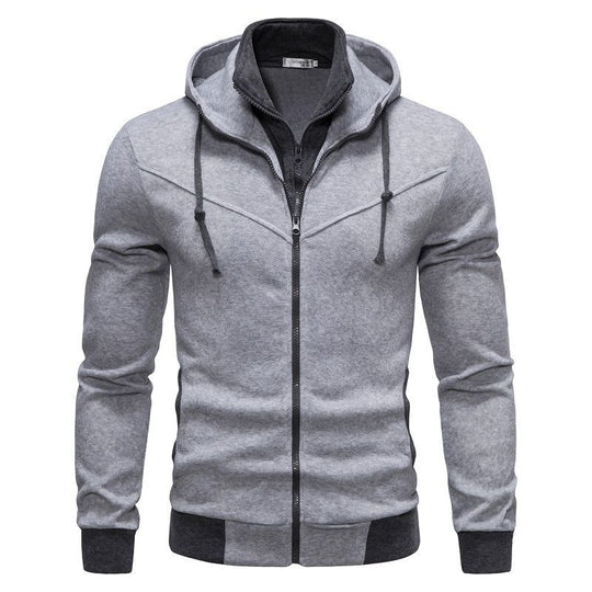 Herren sportliche Kapuzenjacke mit modernem Schnitt und praktischen Reißverschlusstaschen Heidi-Mode