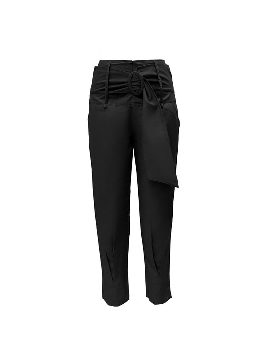 Damen Modische Culotte mit eleganter Schleifenoption Heidi-Mode