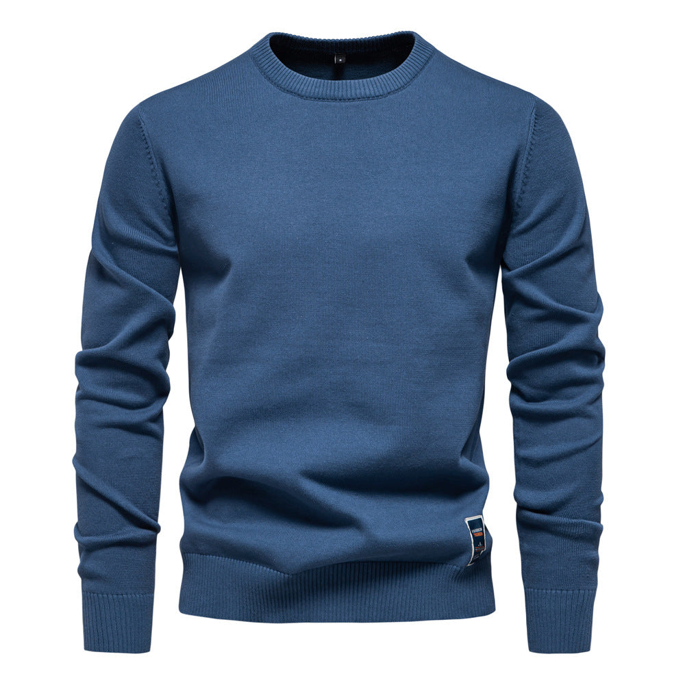 Herren Strickpullover aus hochwertiger Baumwollmischung mit angenehmer Passform Heidi-Mode