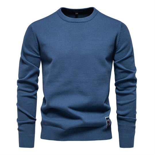 Herren Strickpullover aus hochwertiger Baumwollmischung mit angenehmer Passform Heidi-Mode
