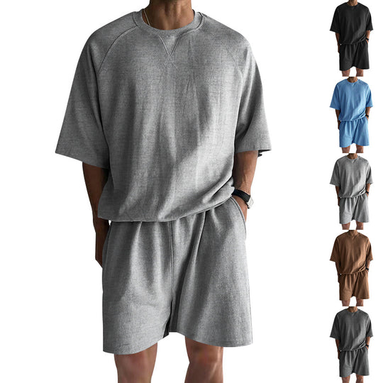 Herren funktionales Freizeit-Set aus atmungsaktivem Material mit bequemer Passform Heidi-Mode