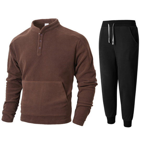 Herren Fleece Freizeitanzug Heidi-Mode