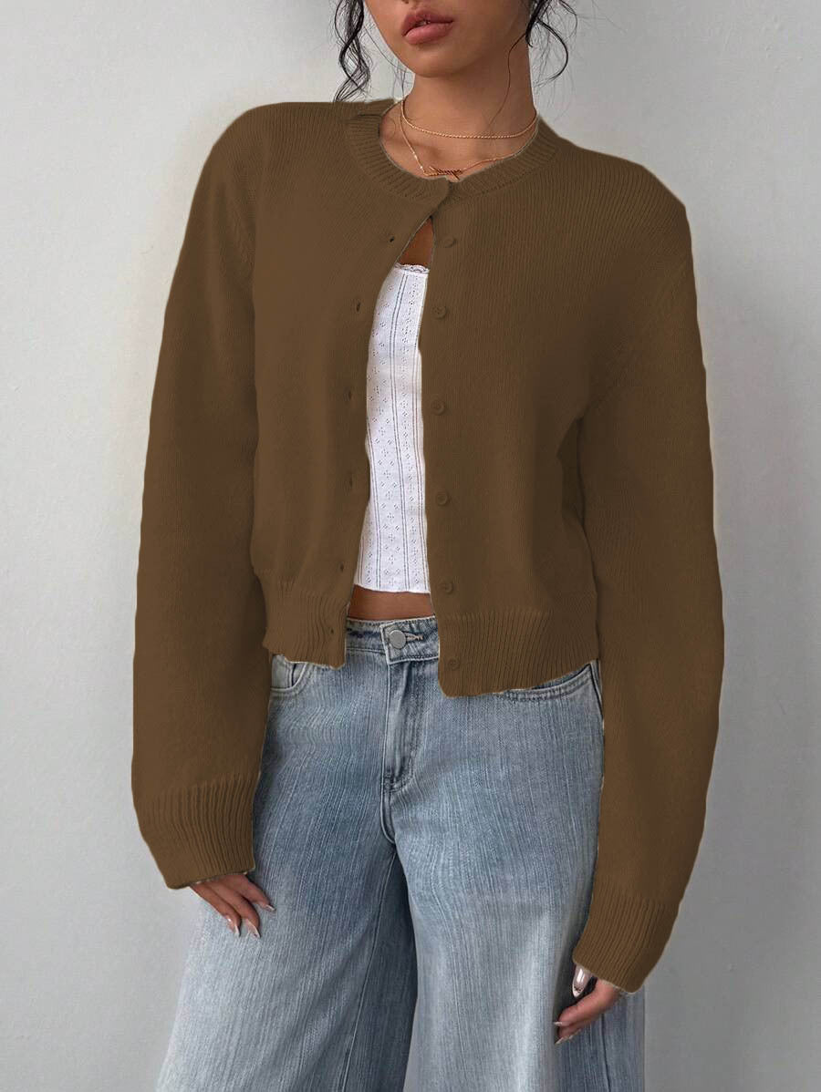 Damen Strickjacke im Oversized-Stil Heidi-Mode