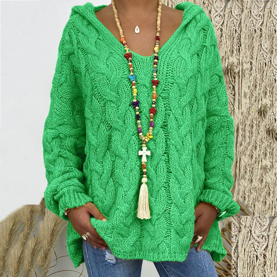 Heidi-Mode | V-strick Hoodie