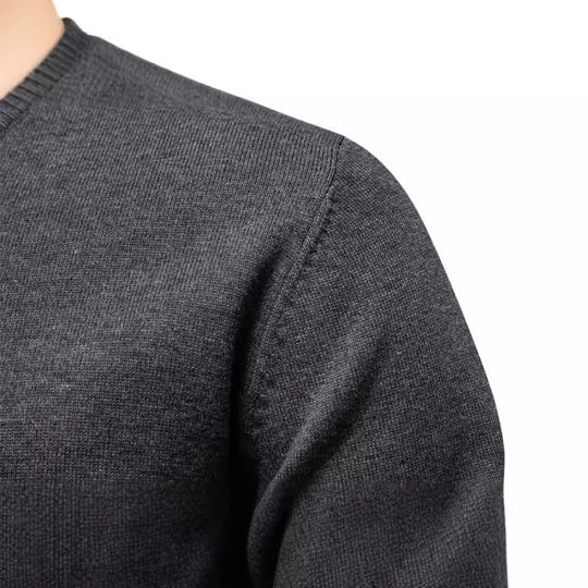Herren Strickpullover aus hochwertiger Baumwollmischung mit angenehmer Passform Heidi-Mode