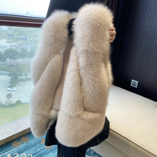 Damen Weste aus luxuriös flauschigem Kunstpelz Heidi-Mode