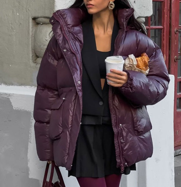Damen Winterjacke mit voluminösem Schnitt und Wärmeisolierung Heidi-Mode