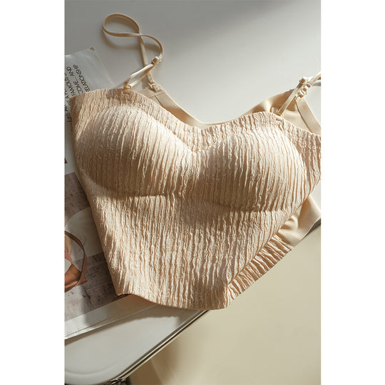 Femme Crinkle Stoff Bralette Heidi-Mode