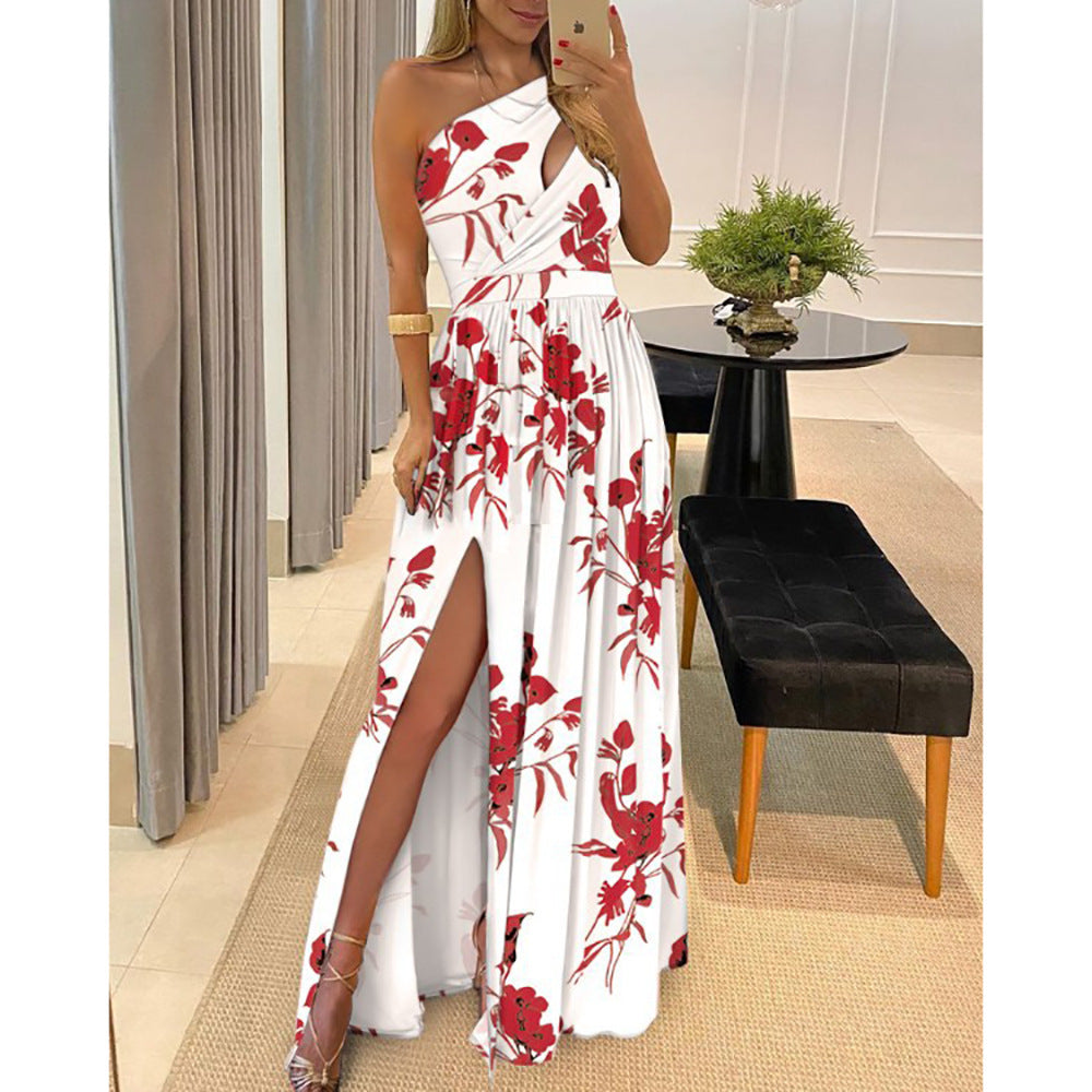 Heidi Mode | Ärmelloses Kleid mit hoher Taille und Öffnung