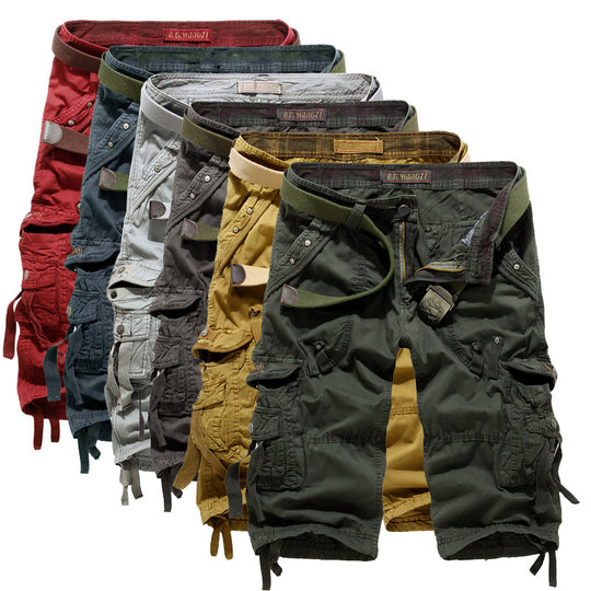 Herren Cargo Shorts mit mehreren Taschen Heidi-Mode