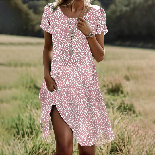 Heidi-Mode | Kleid mit Polka-Dot-Muster
