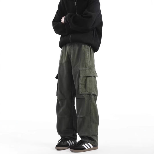 Herren Cargo-Hose mit strapazierfähigem Material und großzügigen Taschen Heidi-Mode