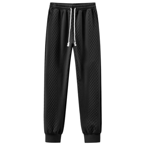 Herren Komfortable Strick-Jogginghose mit modernem Design und elastischem Bund Heidi-Mode