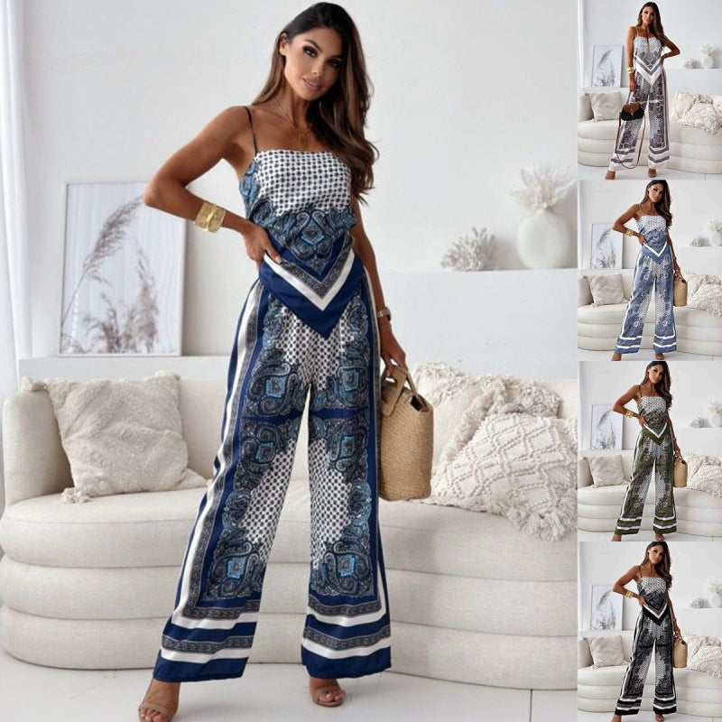 Damen stilvolle weit geschnittene Jumpsuit Heidi-Mode