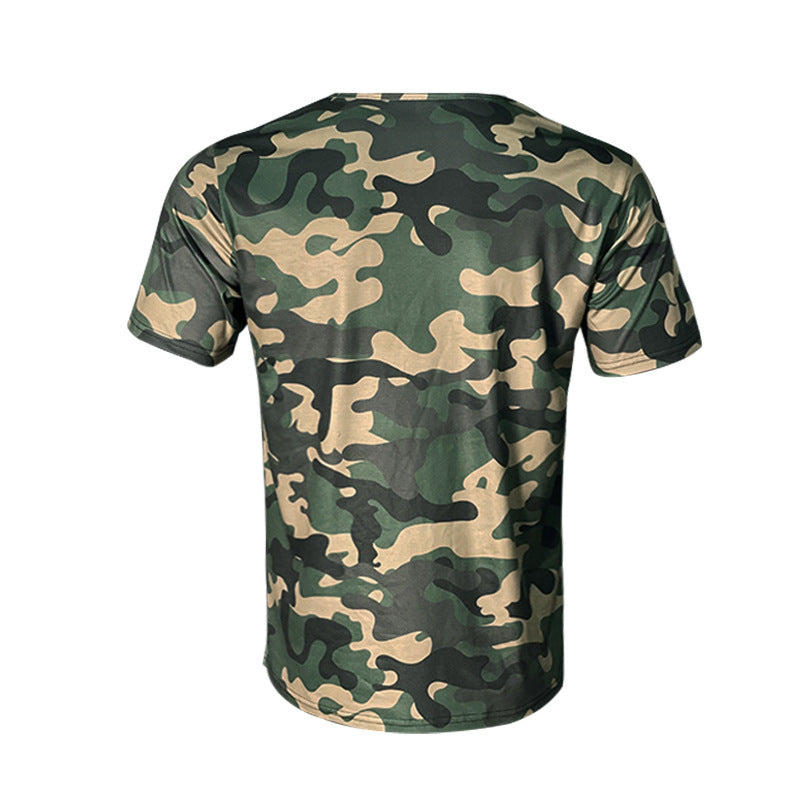 Herren Camouflage T-Shirt Heidi-Mode