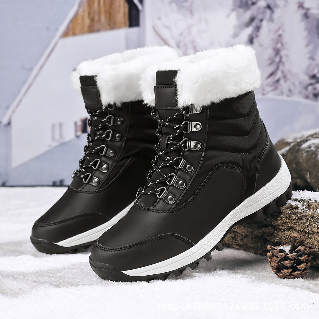 Damen Wasserfeste Winterstiefel mit Kuschelfutter Heidi-Mode