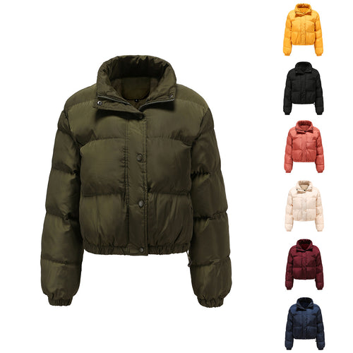 Damen modische kurz geschnittene Steppjacke Heidi-Mode