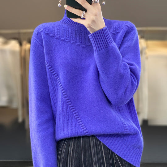 Damen Eleganter und bequemer Strickpullover mit einzigartigem Design Heidi-Mode