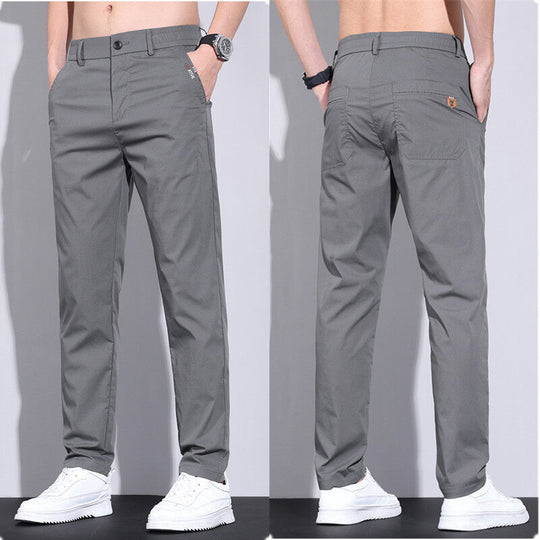 Herren modische Chino-Hose mit elastischem Bund und praktischen Seitentaschen Heidi-Mode