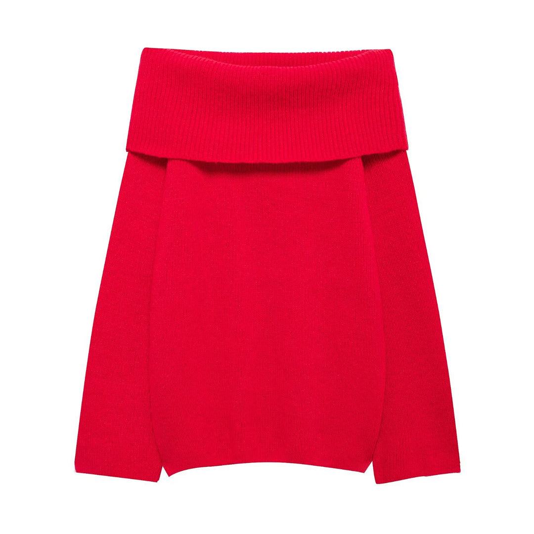 Damen Kuscheliges Strickoberteil Heidi-Mode