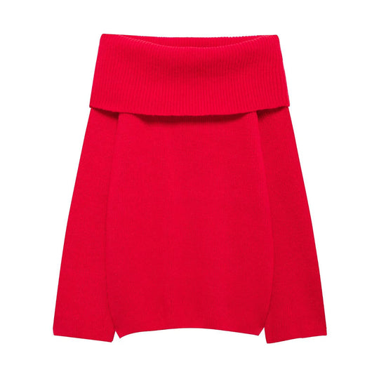 Damen Kuscheliges Strickoberteil Heidi-Mode