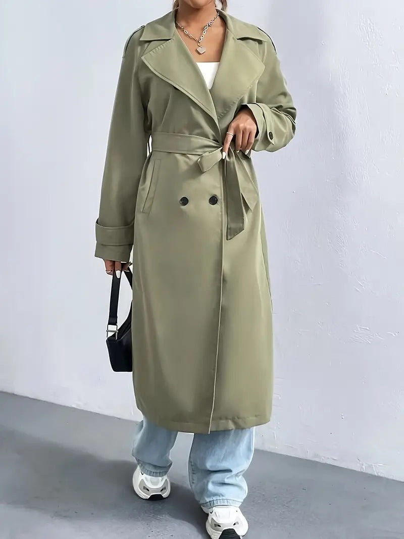 Damen Trenchcoat mit modernem Schnitt von Heidi-Mode