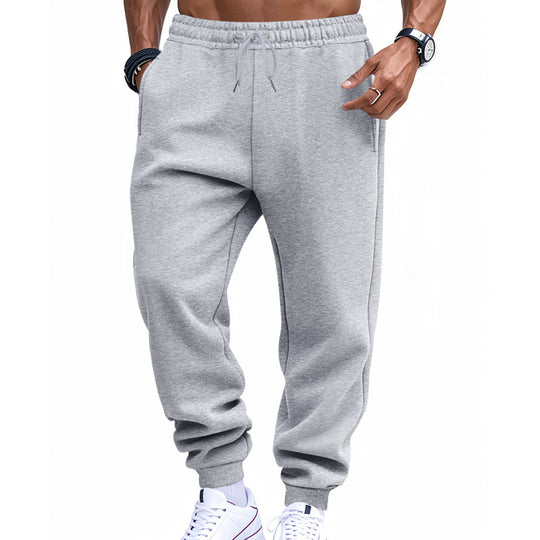 Herren modische Jogginghose mit elastischem Bund und seitlichen Taschen Heidi-Mode