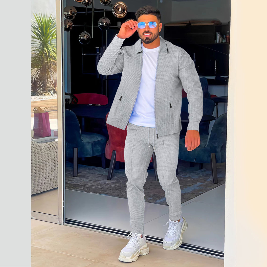 Herren Sportive Freizeitanzug mit modernem Schnitt und atmungsaktiven Eigenschaften Heidi-Mode