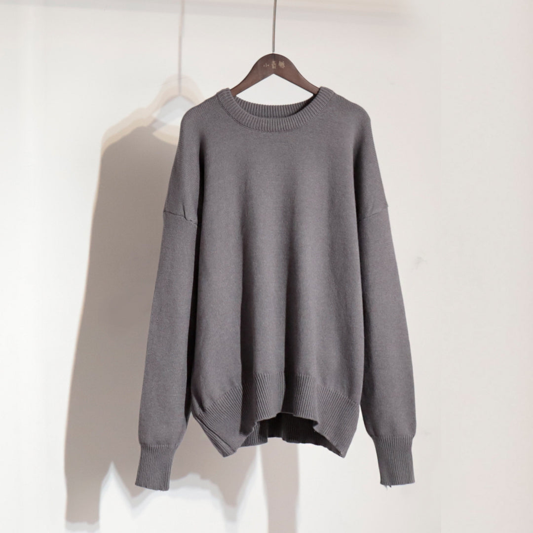 Damen Bequemer Oversized Pullover aus hochwertigem Strick Heidi-Mode