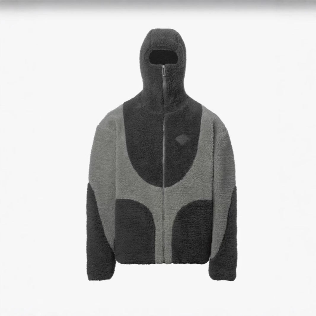 Damen Fleecejacke mit hohem Kragen und praktischen Reißverschlusstaschen Heidi-Mode