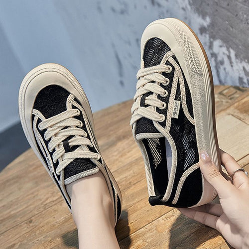 Damen Bequeme Sneakers mit luftdurchlässigem Obermaterial und optimaler Dämpfung Heidi-Mode