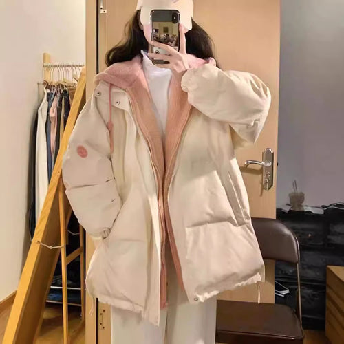 Damen gesteppte Winterjacke mit wärmendem Fleece-Innenfutter und praktischem Kapuzenkragen Heidi-Mode