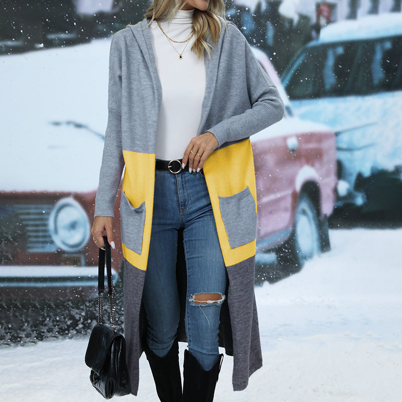 Damen lässiger Kapuzencardigan Heidi-Mode