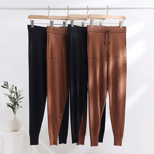 Damen bequeme und stilvolle Strickhose Heidi-Mode