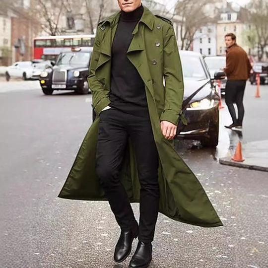 Herren klassischer Trenchcoat Heidi-Mode