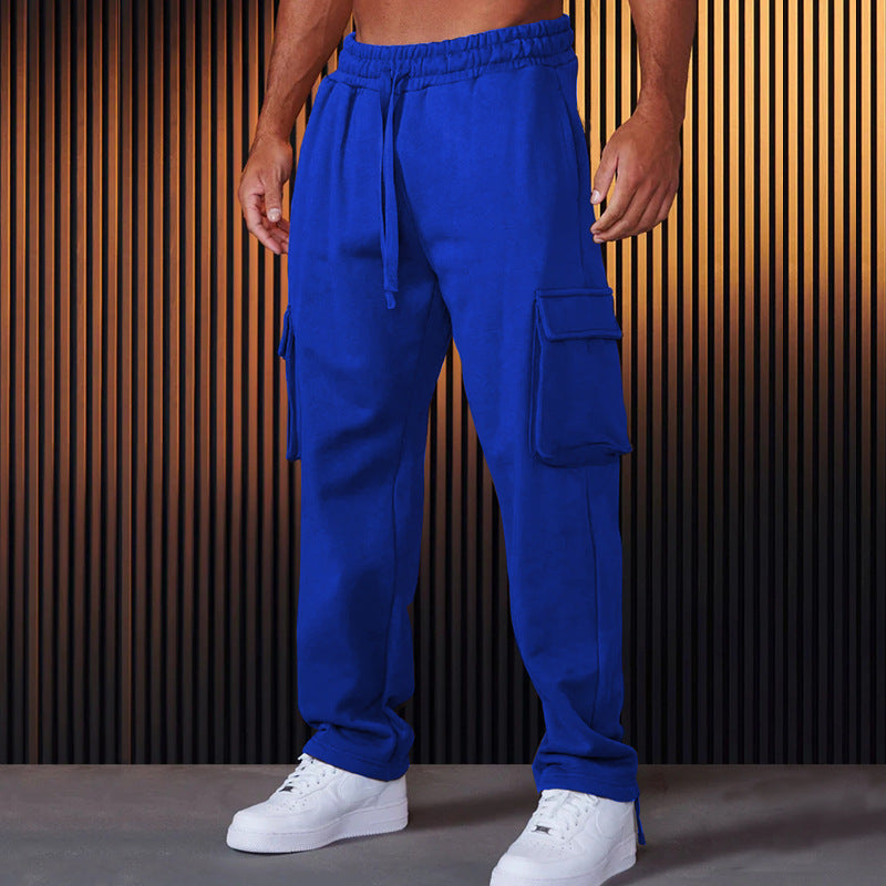 Herren Cargo-Jogginghose mit verstellbarem Bund und praktischen Seitentaschen Heidi-Mode