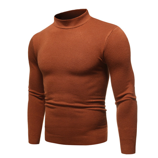 Herren zeitloser Rollkragenpullover Heidi-Mode