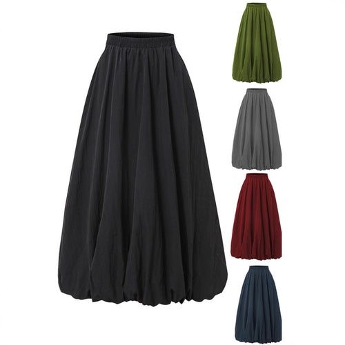 Damen luftiger Midirock Heidi-Mode
