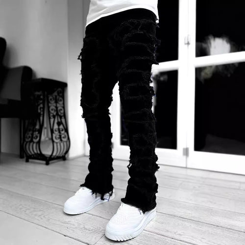 Herren ripped Jeans im urbanen Stil Heidi-Mode