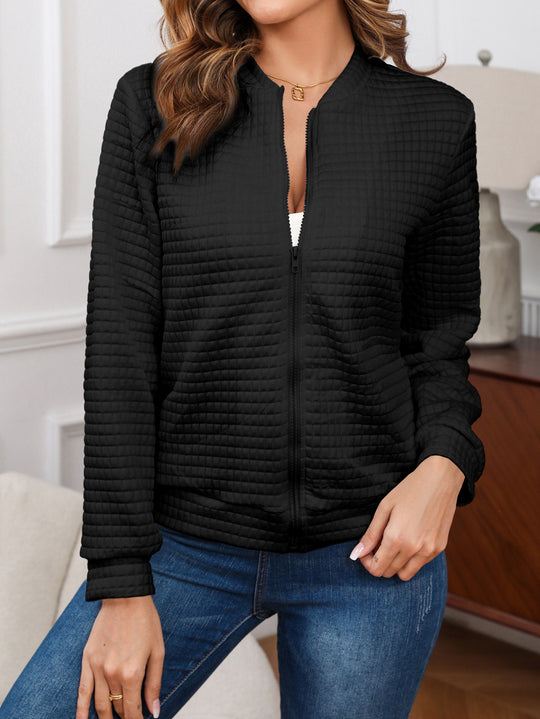 Damen Steppjacke mit elegantem Schnitt und hochschließendem Kragen Heidi-Mode