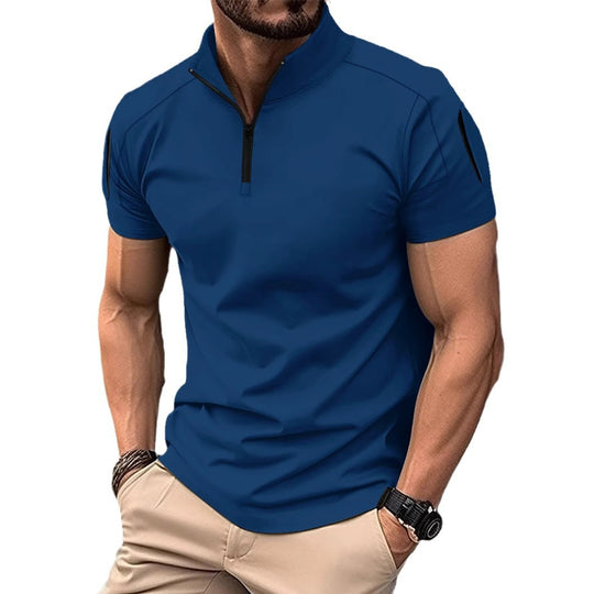 Herren Kurze Ärmel Poloshirt Heidi-Mode
