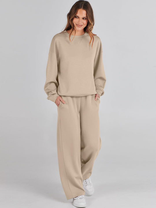 Damen entspannten Komfort Sweatset Heidi-Mode