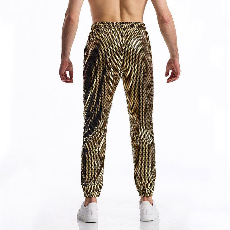 Herren Sportliche Jogginghose mit reflektierendem Design Heidi-Mode