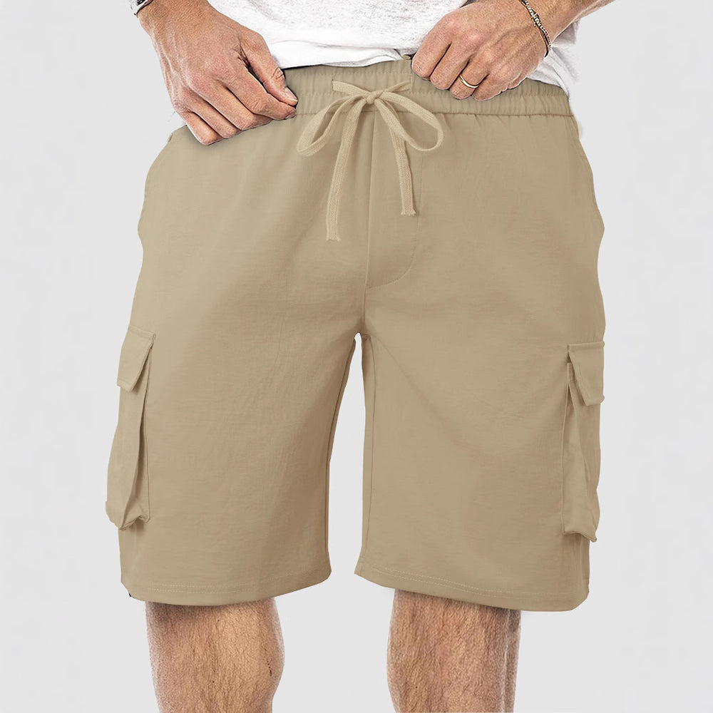 Herren Cargo-Shorts mit praktischen Seitentaschen und verstellbarem Bund Heidi-Mode
