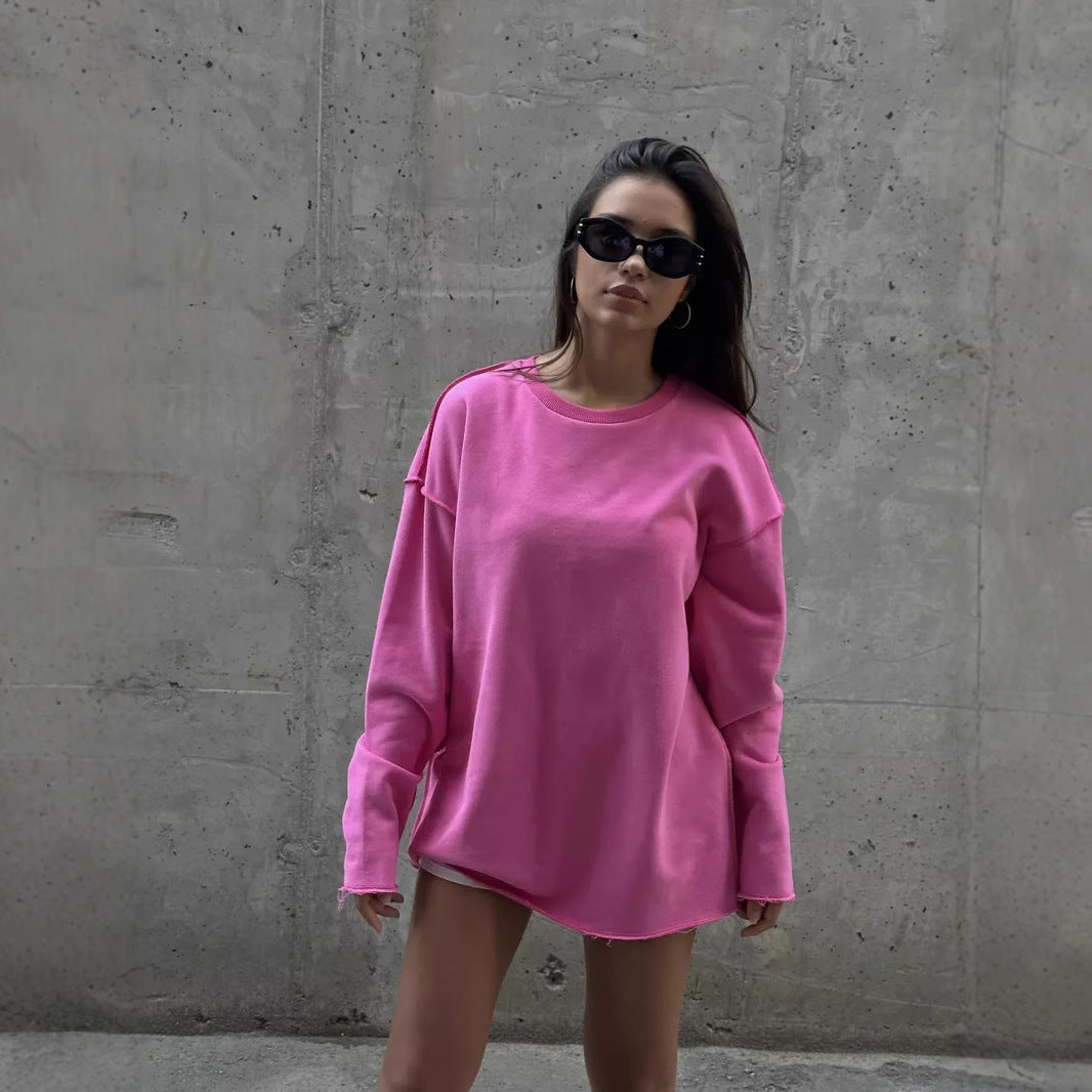 Damen Oversized Sweatshirt Heidi-Mode