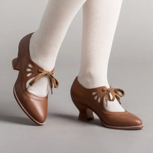 Damen Elegante Schnürpumps mit moderner Öffnung und klassischem Design Heidi-Mode