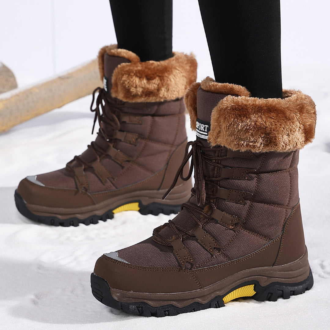 Damen Thermo-Winterstiefel mit isolierendem Innenfutter und rutschfester Sohle Heidi-Mode