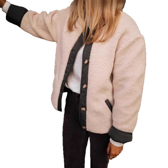 Damen Kuschelige und stylische Fleecejacke Heidi-Mode