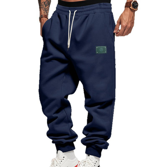 Herren bequeme Hoodie-Jogginghose mit elastischem Bund und praktischen Eingrifftaschen Heidi-Mode